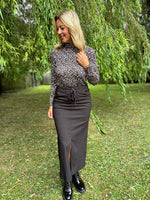 Chocolate Magic Maxi Skirt